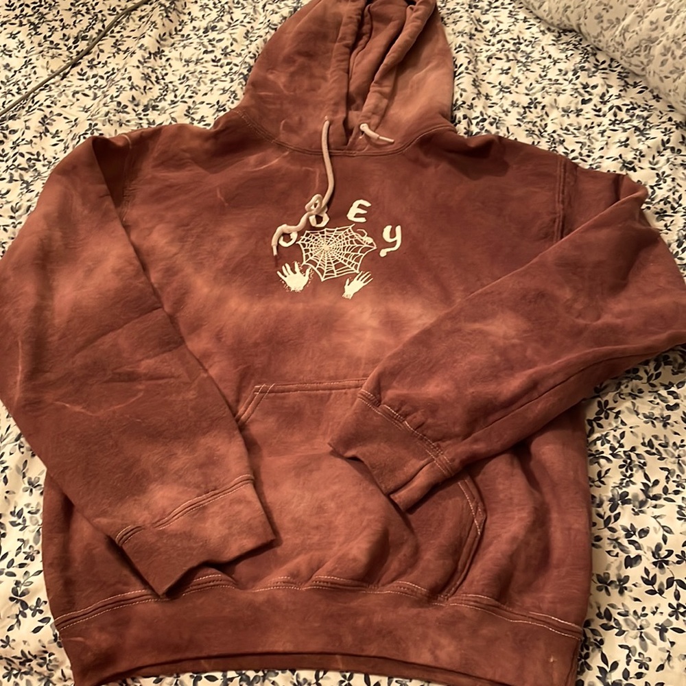 OBEY Long Sleeve Hoodie. NWOT. Size small.